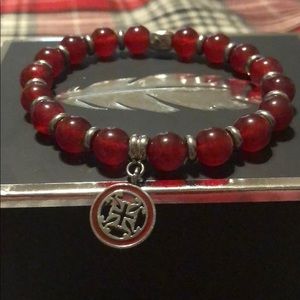 Red Rustic Cuff